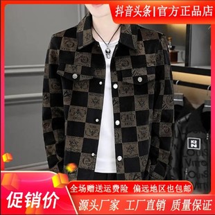 休闲外套潮流夹克青年翻领上 春秋a季 Cloud轻奢2号店双12新款 男士