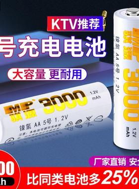 跨境骐源充电电池5号AA3000mAh大容量镍氢充电池话筒遥控玩具电池