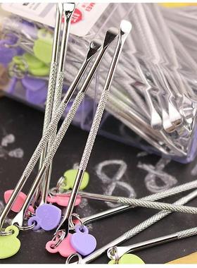 金达日美70117瓶装耳勺日美桃心耳挖不锈钢耳扒创意小礼品