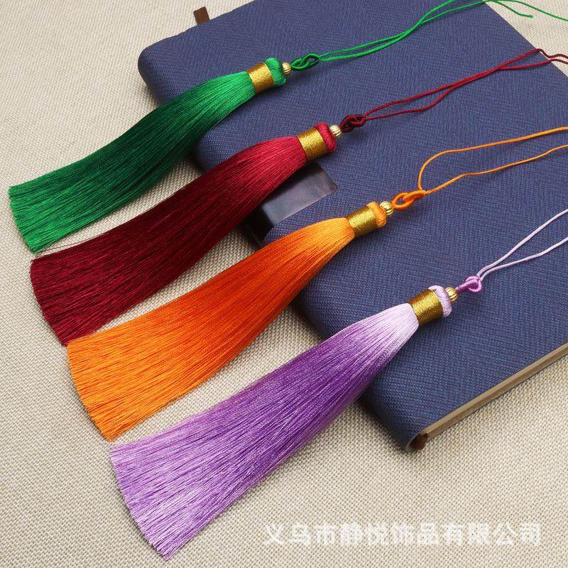 13cm双拉圈绕金线中国结流苏穗子涤丝吊穗古风扇坠车挂流苏挂饰