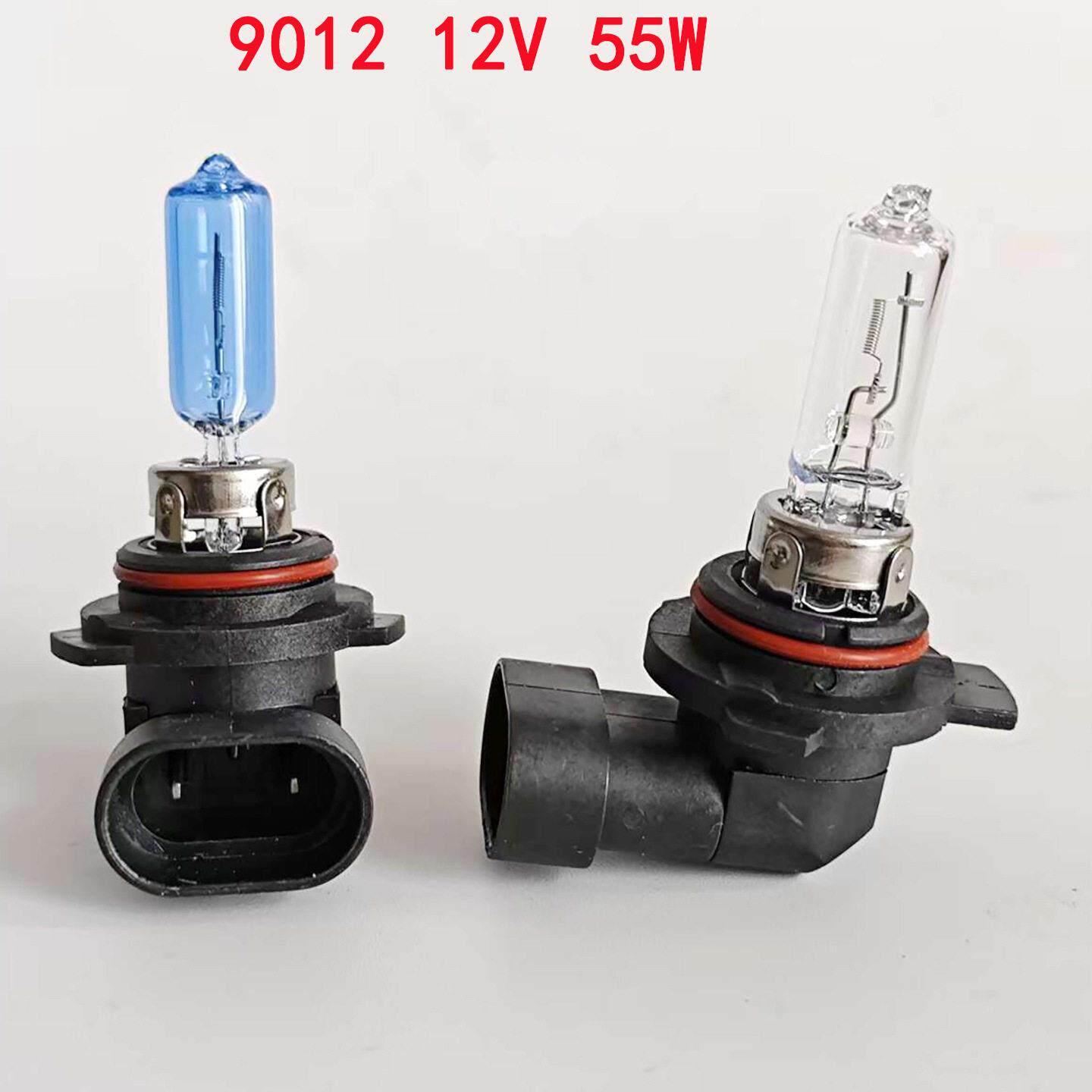 汽车灯泡9012 12v55w超亮大灯灯泡卤素灯泡车用卤素灯
