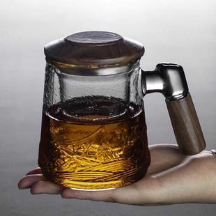 木璃泡茶杯家用耐高温 加厚过滤水杯花茶杯茶水分离玻璃茶杯