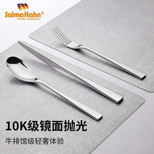家用西餐厅商用刀叉勺两三件套酒店高档欧式 德国牛排刀叉套装 餐具