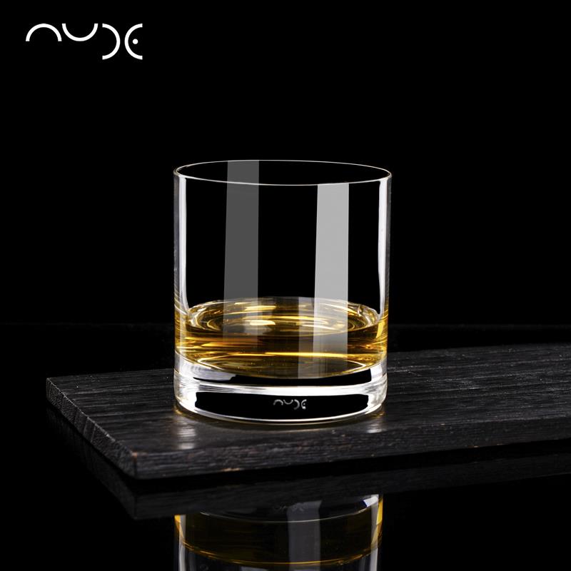 欧洲进口NUDE水晶玻璃经典直身威士忌杯啤酒杯水杯古典杯rock杯