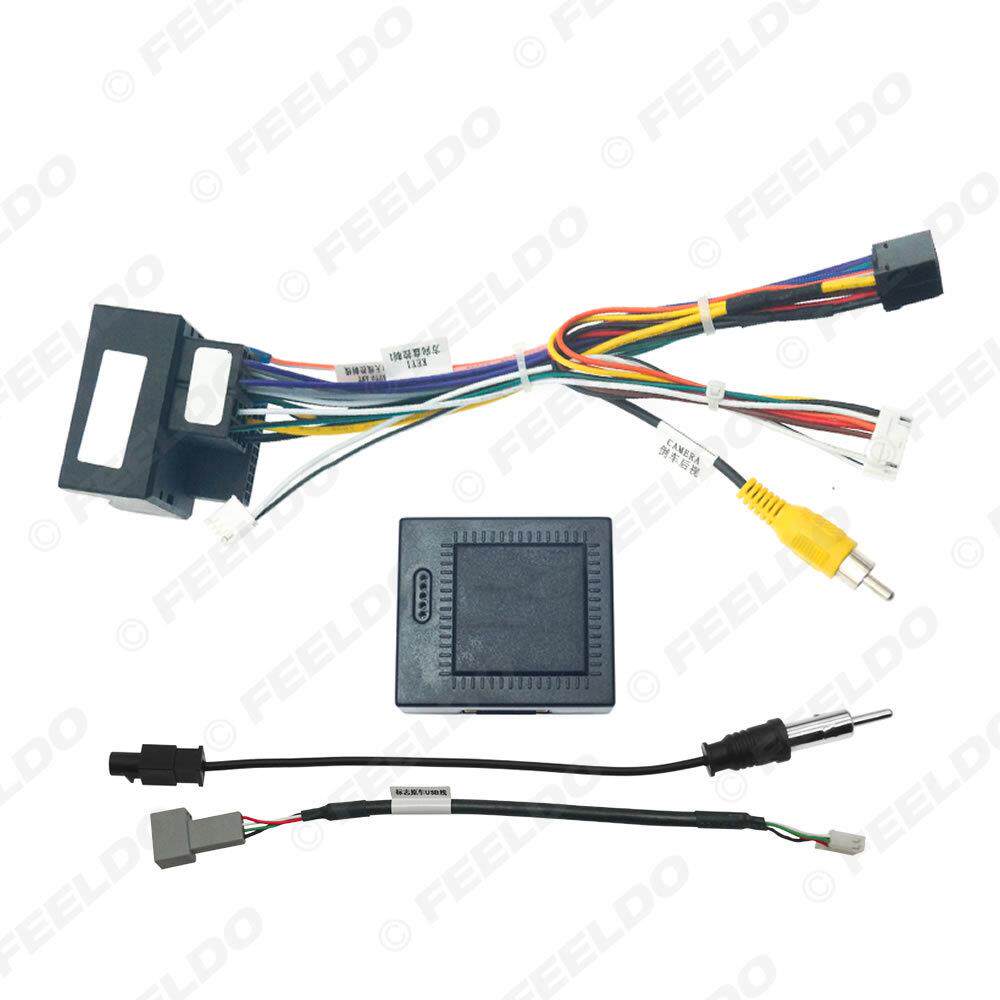 适用标致3008/307/雪铁龙C4/C4L/C3 XR/C5/DS导航电源线协议盒