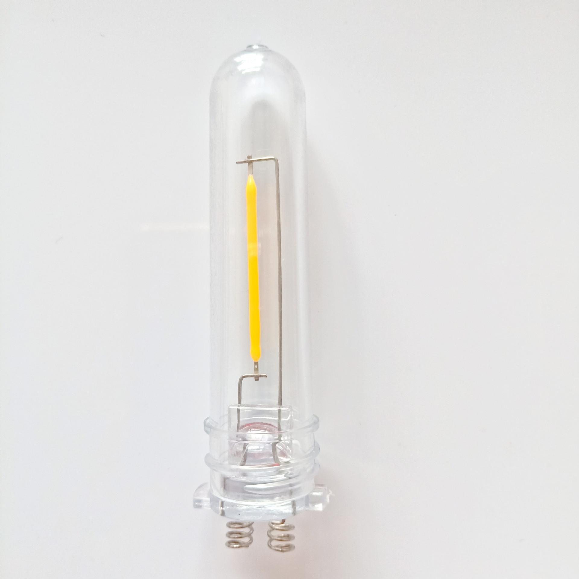 led爱迪生灯泡 灯丝管泡 ABS塑料泡 太阳能3V灯丝灯光源 小灯管