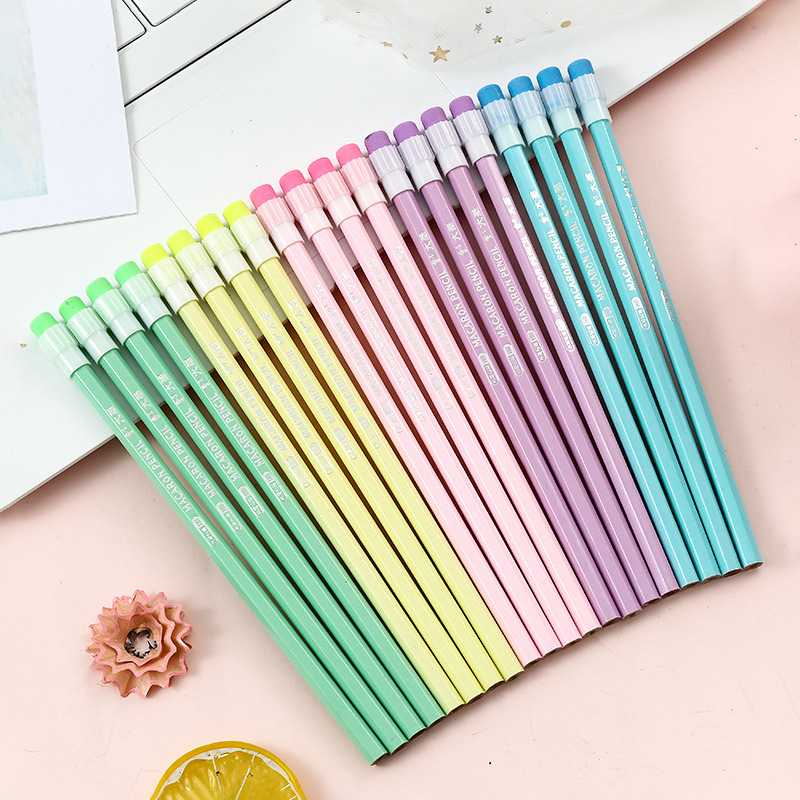 大圣学生铅笔马卡龙色HB