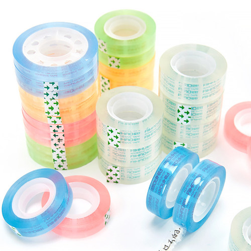 爱好3411文具胶带透明彩色胶布