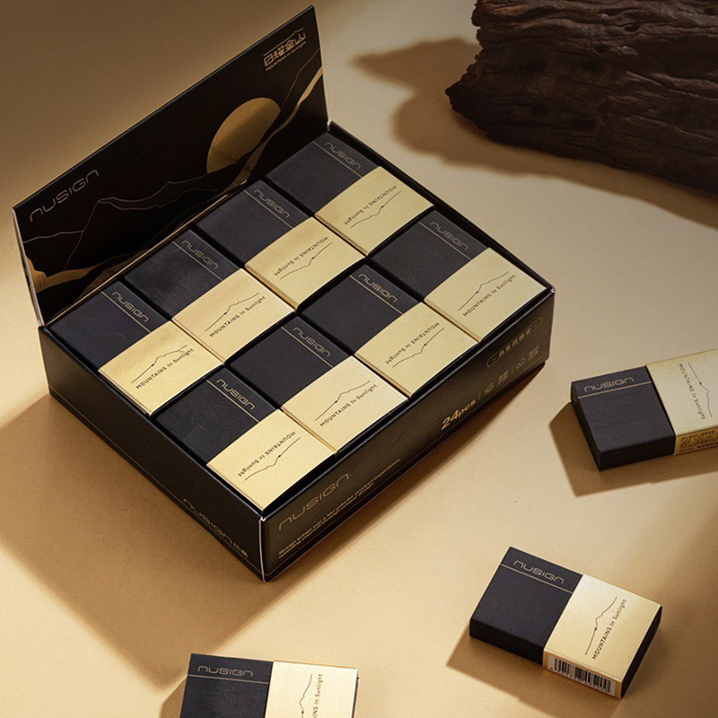 得力纽赛黑金橡皮擦NS036