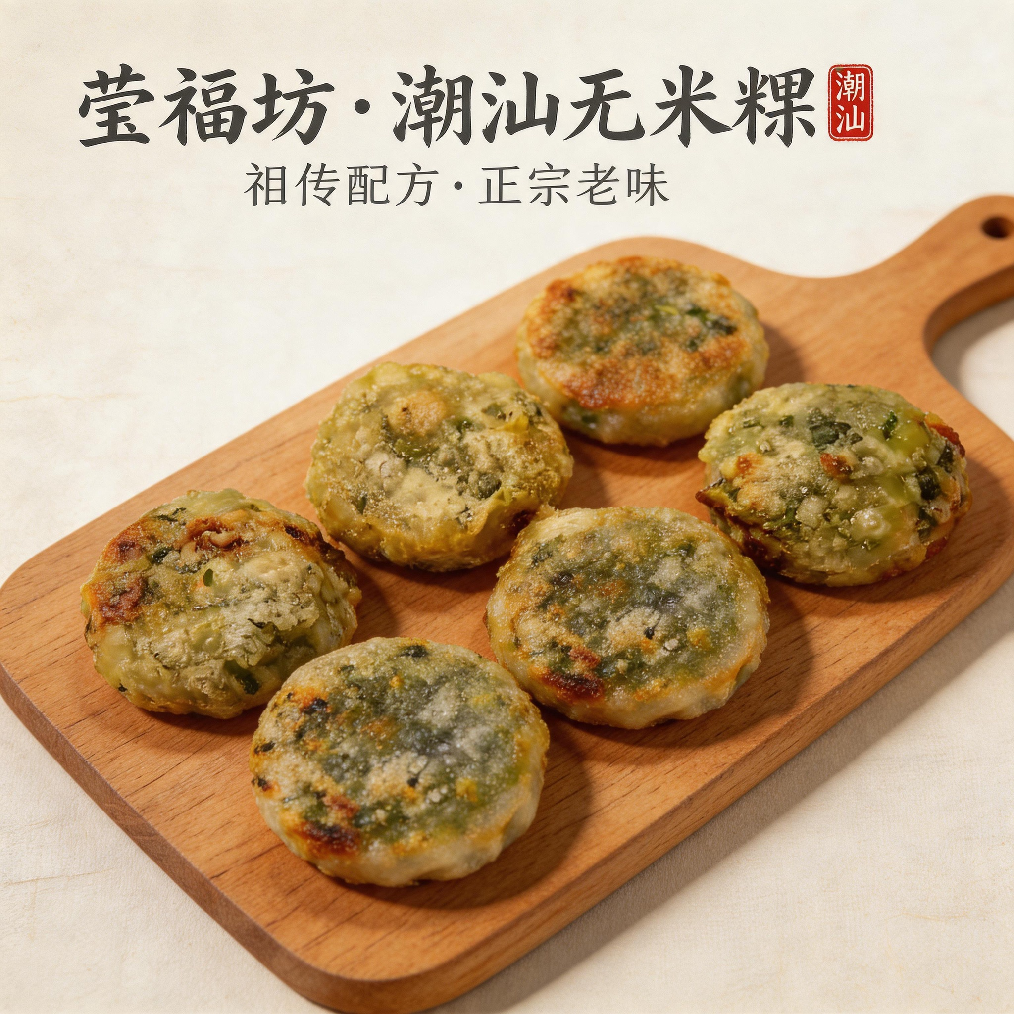 莹福坊潮汕韭菜无米粿特产油炸食品半成品给阿嬷的情书同款无米粿