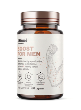 Ultime笛美至臻男士提升胶囊60粒促睾肾补锌男性精力活力营养健康