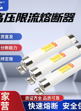 兴熔高压熔断器XRNM1-3.6KV7.2KV12KV高压电机保护熔断器母线式