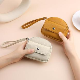 款 迷你零钱包女士真皮大容量拉卡SKK新包链钱收纳包多功能小包手