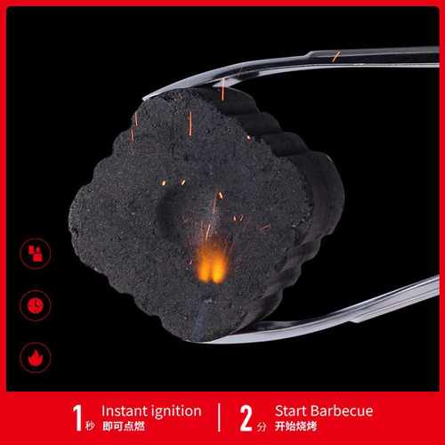 天成炭业速燃直播间烧烤碳木炭无烟果木炭碳易燃家用方块炭