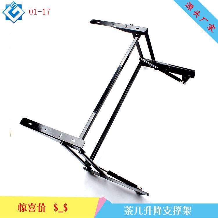 直供液压茶几升降器客厅移动桌面气动缓冲升降支架茶几折叠五金架