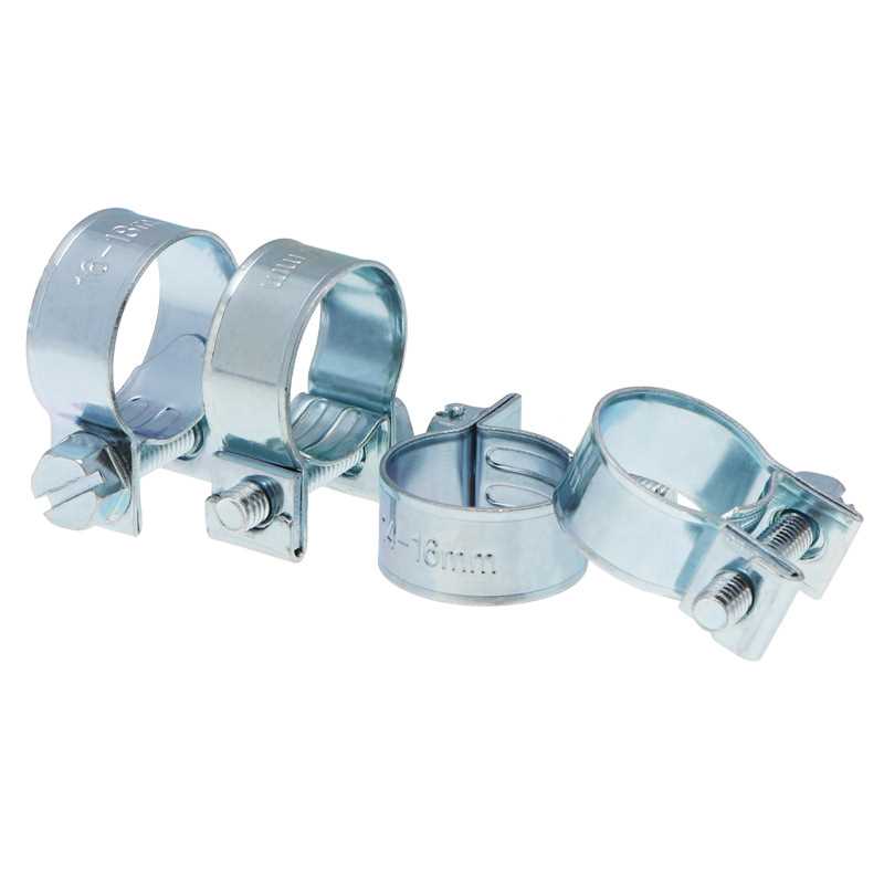 60pcs盒装镀锌管卡 迷你卡箍组合水管夹卡箍抱箍 软管夹一件