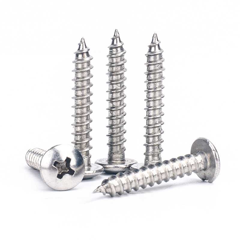 M3M3.5M4M5不锈钢十字大扁头自攻螺丝高强度蘑菇伞头螺钉厂家