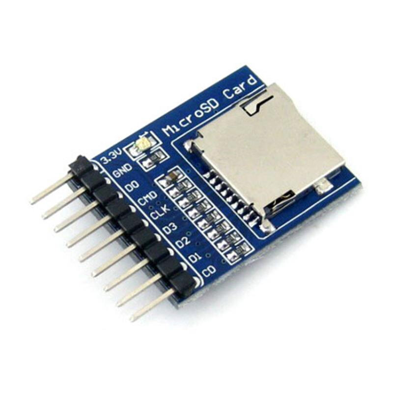 Micro SD卡存储模块 支持插入TI卡 支持SDIO及SPI接口