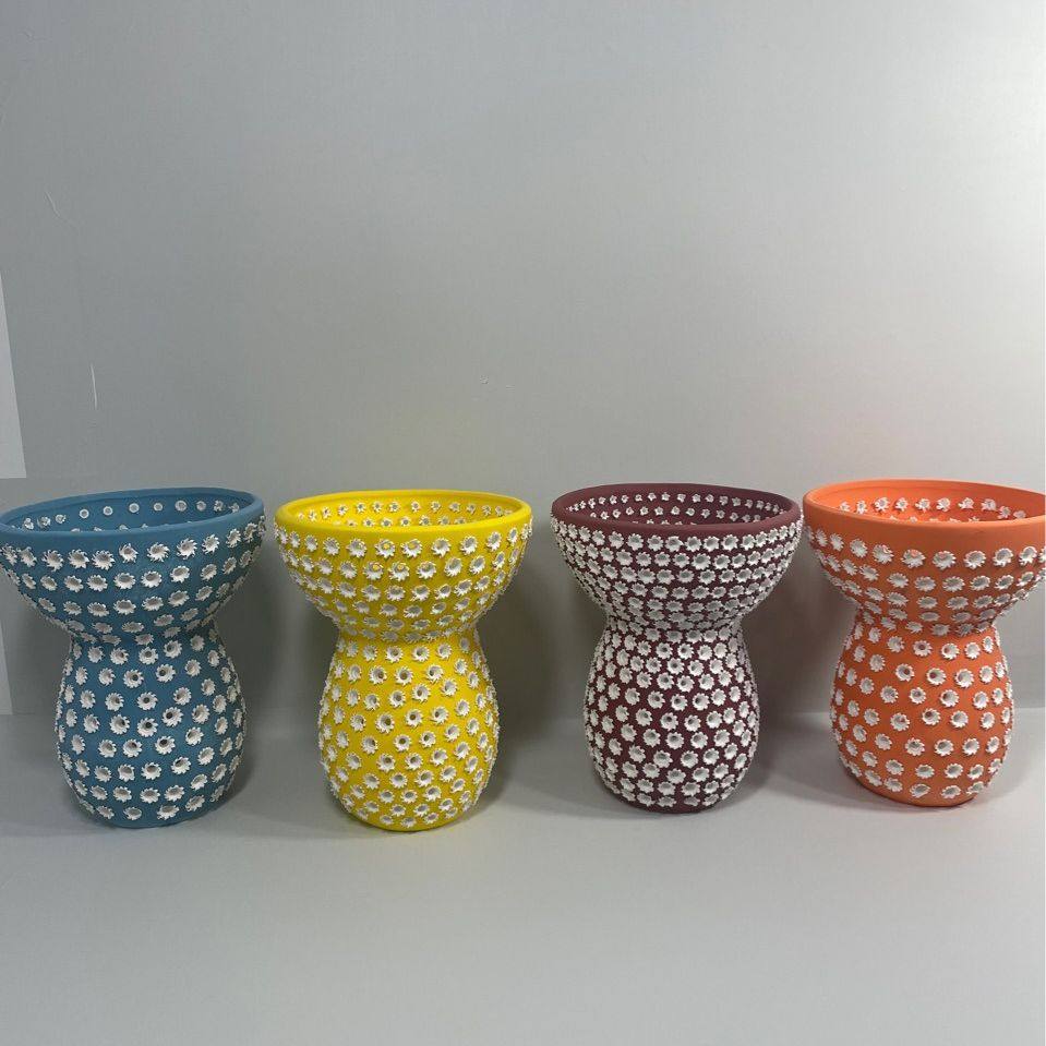 艺茉正彩现北欧洞洞花瓶陶瓷花器家居客厅餐桌样板间酒店装饰摆件,鲜花速递/花卉仿真/绿植园艺,其它园艺用品,淘宝优惠券,粉丝福利购,淘宝优惠卷