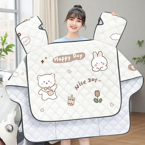 新款防风挡风被夏季防晒摩托车