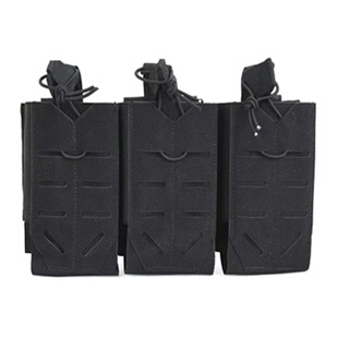 战术背心556弹力三联弹夹包molle工具包战术工具快拔套弹力腰挂包