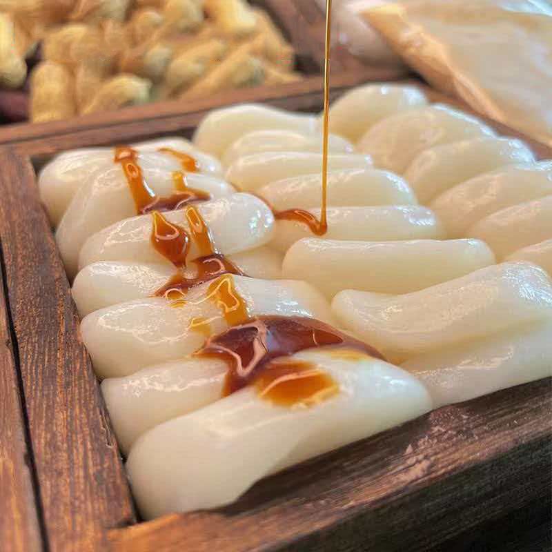 新品7折 桂花沾粉麻糍糯叽叽零食红糖黄豆粉糍粑糕点麻薯年糕手工