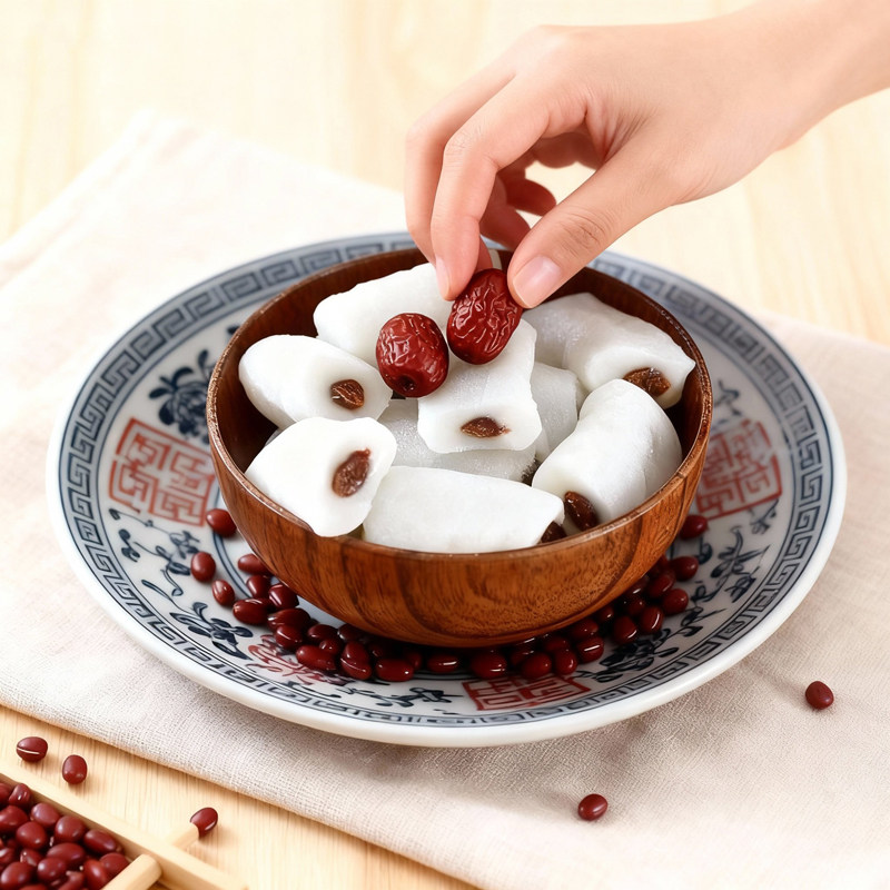 【新品七折】冰皮红枣红豆糕解馋冰皮糯米糕糍粑糕中式糕点小零食,零食/坚果/特产,中式糕点/新中式糕点,淘宝优惠券,粉丝福利购,淘宝优惠卷