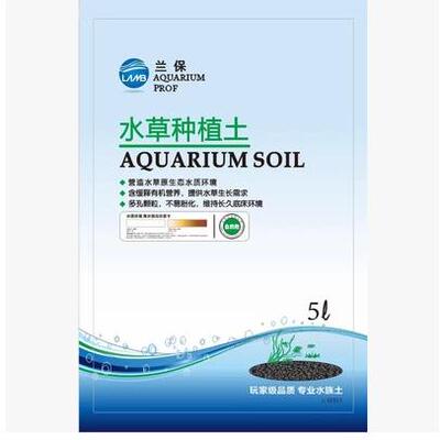 蓝宝 LANGA水草泥兰宝亚马逊5L水晶虾泥尼特利高端细粒自然粒