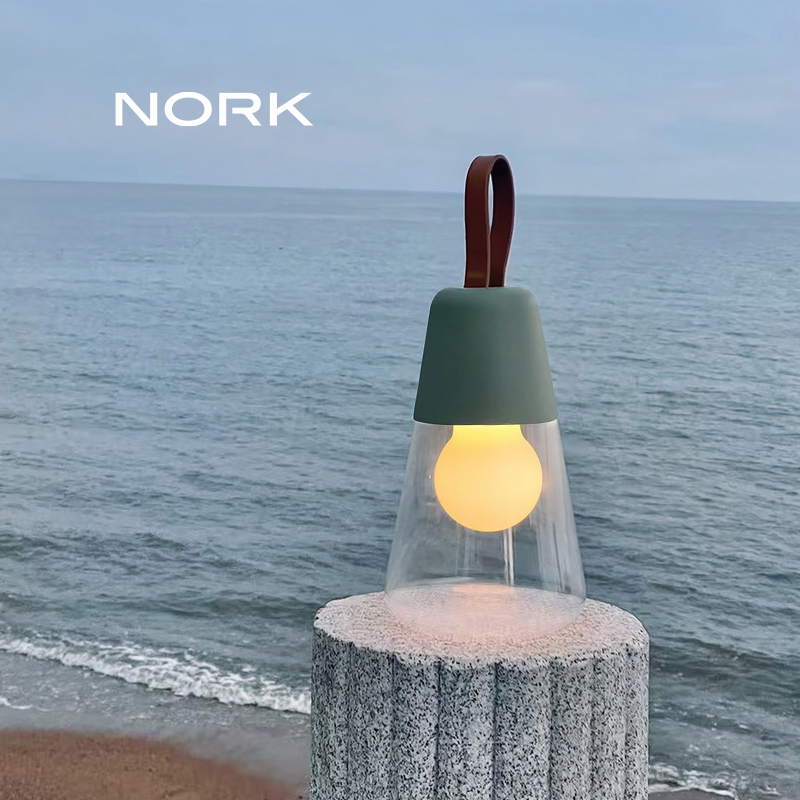 诺克Amor手提氛围台灯奶油欧美充电床头装饰桌灯露营落地灯夜灯