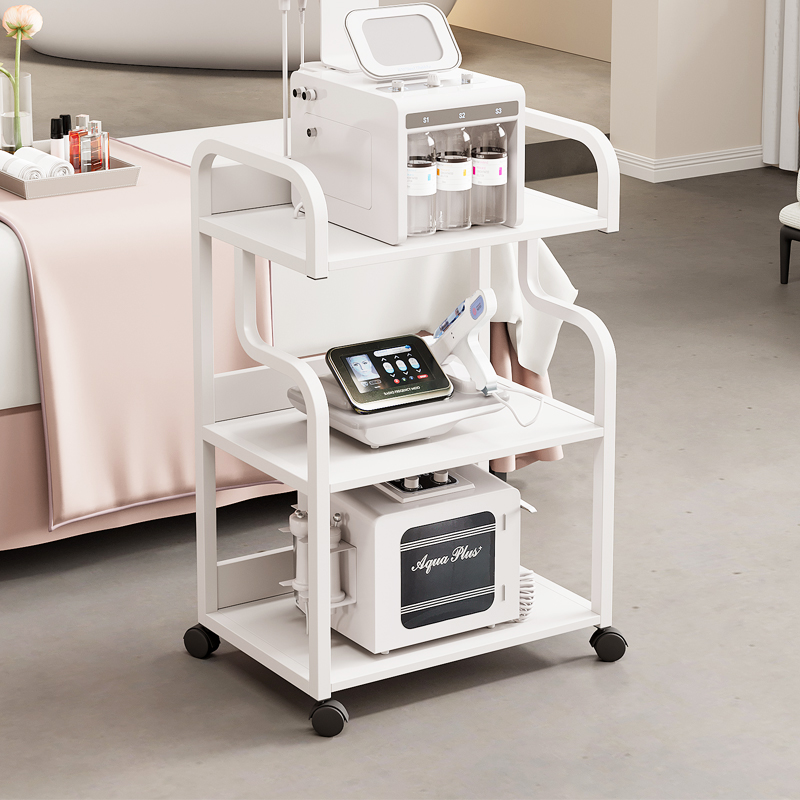 美容院专用小h推车置物架美容仪器设备收纳推车多功能可移动工具