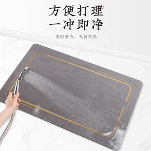 软硅藻泥浴室吸水地垫卫生间防滑门口卫浴家用速干脚垫子厕所地毯