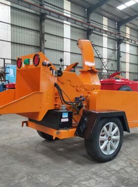 碎果枝EKZ碎机木屑粉机器卧式树枝粉碎机枝器枝条切碎机树枝粉碎