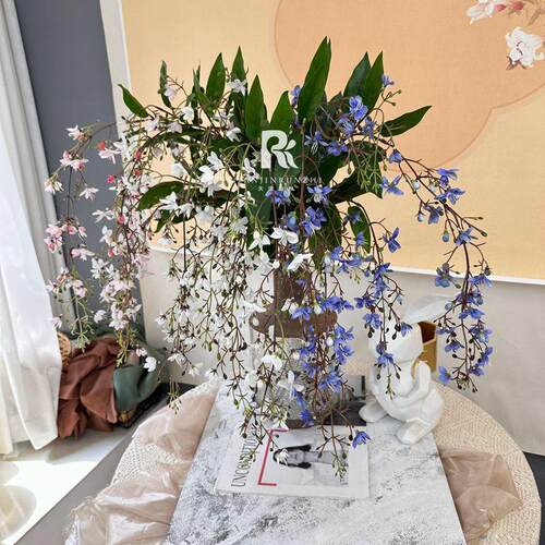 质碎花垂高丝茉莉仿真花婚庆用摄品影道具家花AL-1465居装饰摆件