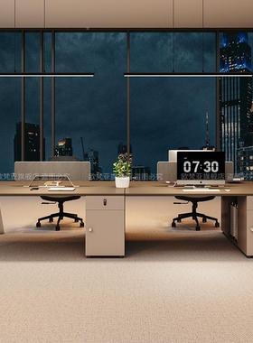 办桌椅组合简约时尚6人位屏风工OFY-ZYZ-职位公办公桌现代公室员