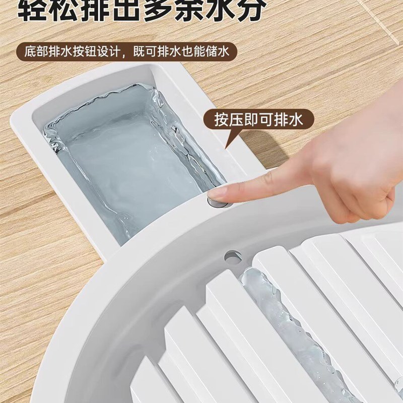 花盆托盘带轮可移动底座接水万向轮塑料加厚高级感家用带滑滚轮图片