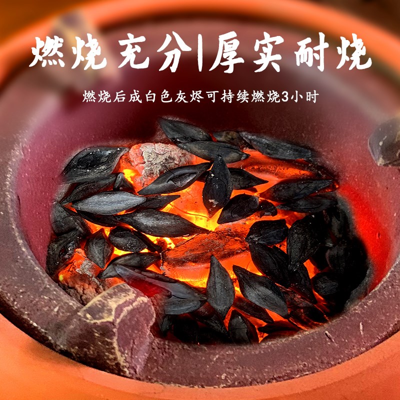 煮茶围炉橄榄枣核炭工夫茶丁木炭无烟环保室内外风炉碳耐烧果木炭