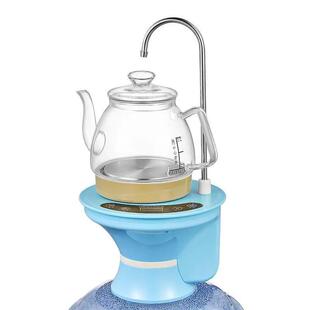 底部上水电热水壶桶装水抽水器加热一体机速热饮水机小型台式泡茶