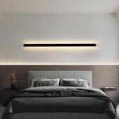 现代简约个性 长条灯卧室床头灯楼梯led过道创意客厅墙面背景壁灯