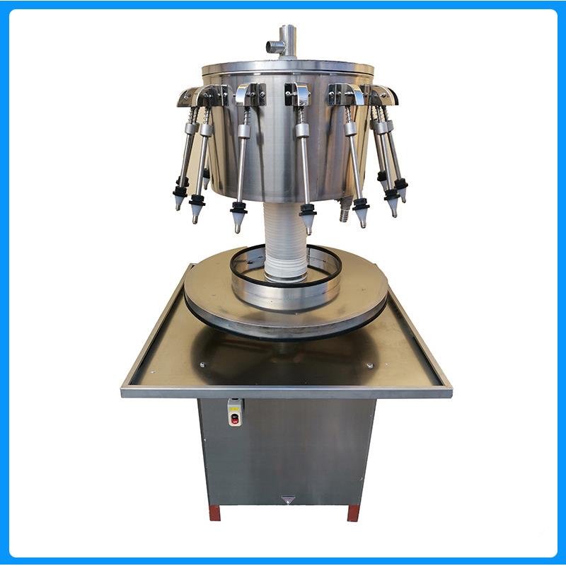 H-14灌型酱虹吸式装456机 半自动负压式调味品灌装X机多头油醋灌