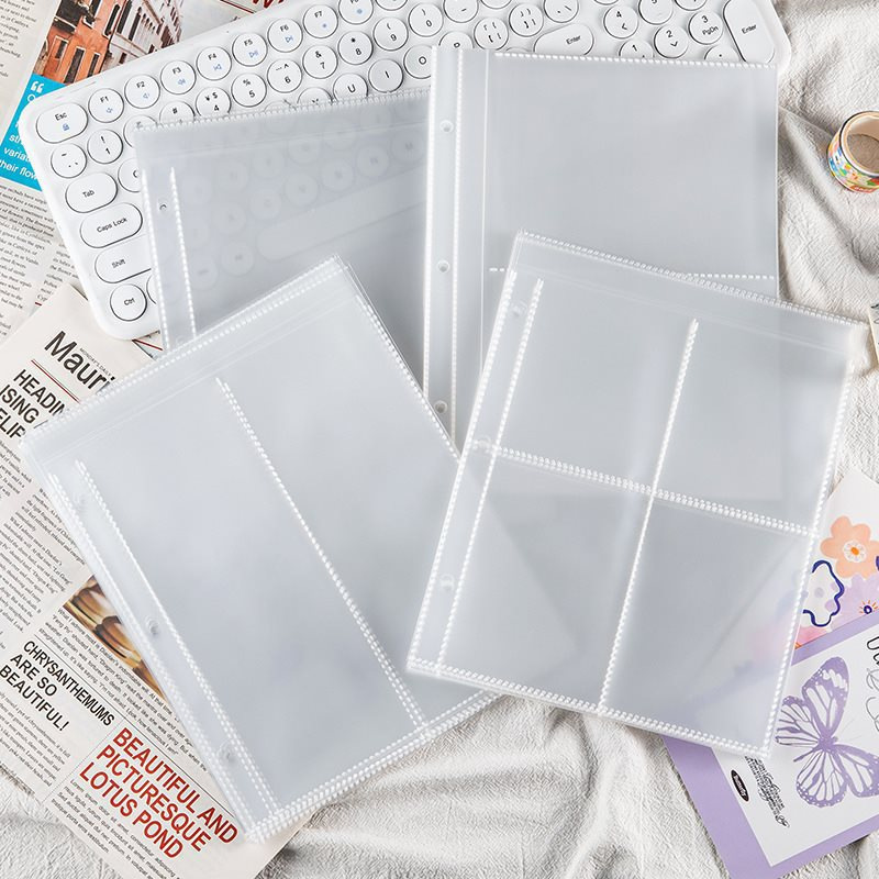 卡片收纳卡通册透明格内相册卡册格孔卡页九宫格页婚庆