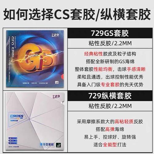 友谊729乒乓球胶皮GS普及套套胶乒乓球胶皮兵乓球专用乒乓拍胶皮