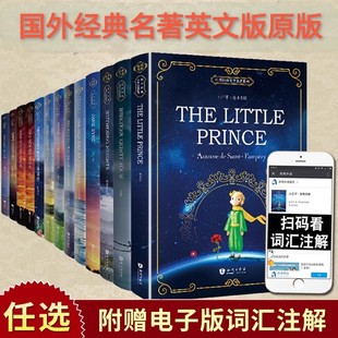 书籍原版 初中高中大学课外阅读书英语读物小王子英文版 Jane 无删减夏洛蒂勃朗特外国原著小说文学名著 Eyre全英文版 简爱英文版