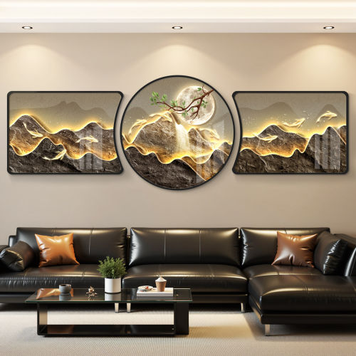 客厅装饰画沙发背景墙挂画壁画