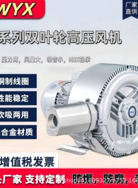 筑路机械设备配套漩涡风机RB-72S-23KW旋涡式气泵色选机配套风机