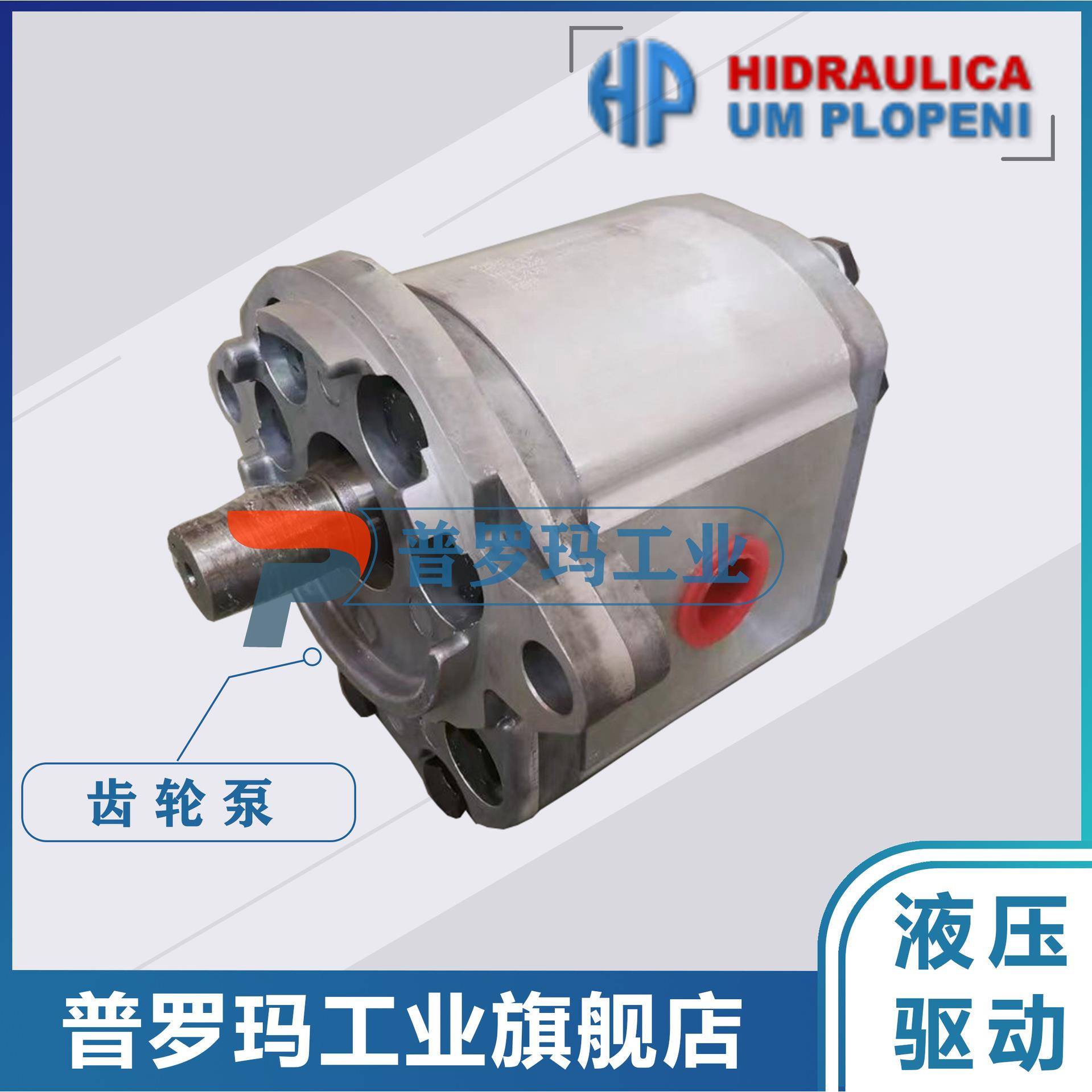 HESPER微型铝合金齿轮泵油泵HP2-5.5-1-1111AHP2-6.3-12