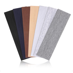 运动发带止汗男女通用户外跑步吸汗头带棉质hair band指定logo