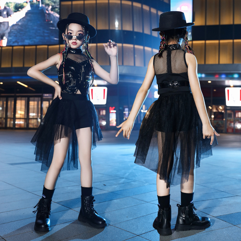 少儿潮流爵士舞T台模特走秀服