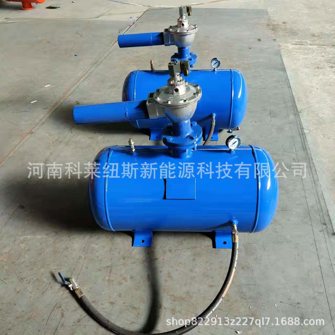 销售100L管道分叉处空气助流器 料仓空气清堵器 KQP-150L空气炮