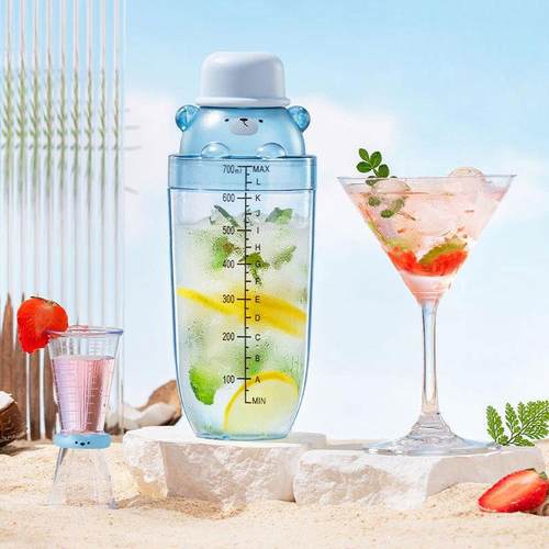 破冰杯调酒杯奶茶店专用柠檬茶饮品饮料制作工具套装摇杯雪克杯子