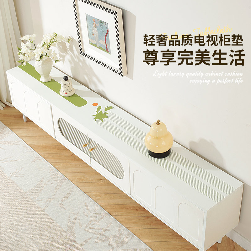 电视柜边柜玄关柜桌垫防水免洗
